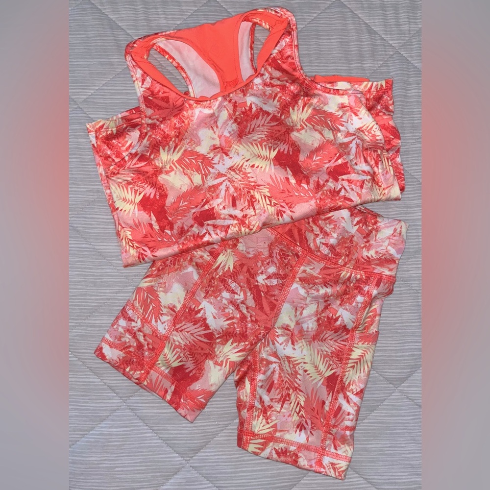 Girls size 6 Zelos athletic 2 piece set